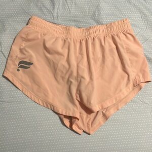 Pink Fabletics running shorts